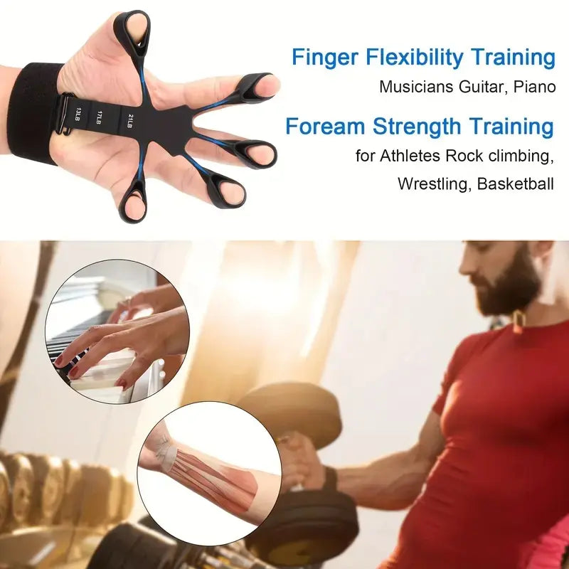 The contest of strength-- Hand Grip Strengthener Kit 5 Pack Forearm Grip Adjustable Resistance Hand Gripper, gripper ,forearm veins