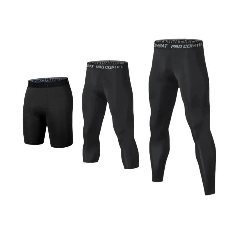 Mens Compression Pants Tights Cool Dry Leggings Sports Baselayer Running Tights Athletic Workout Active Shorts
