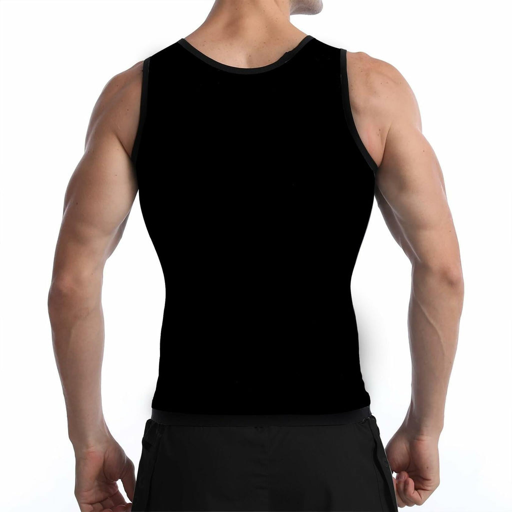 YEESHIN Sauna Sweat Vest for Men Compression Workout Tank Top SM